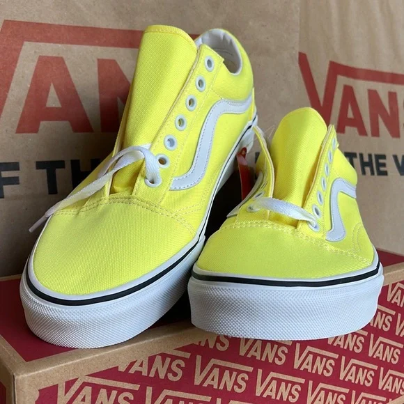 Vans Old Skool Neon Lemon Tonic/True White WMNS sneakers - Picture 8 of 16